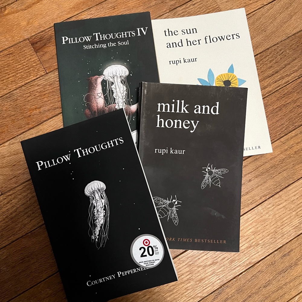 4 poetry books